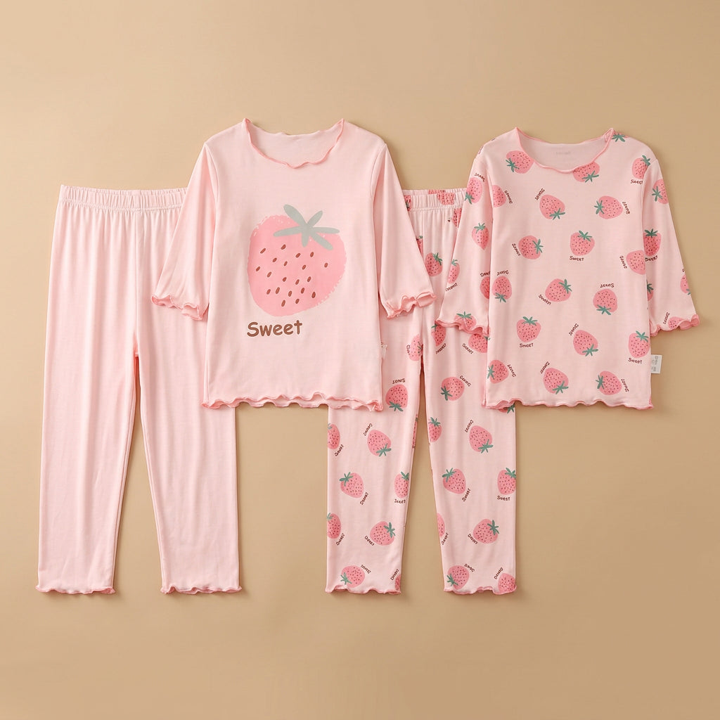 CHASON Matching Family Cotton Pajama Set (7-13Y)
