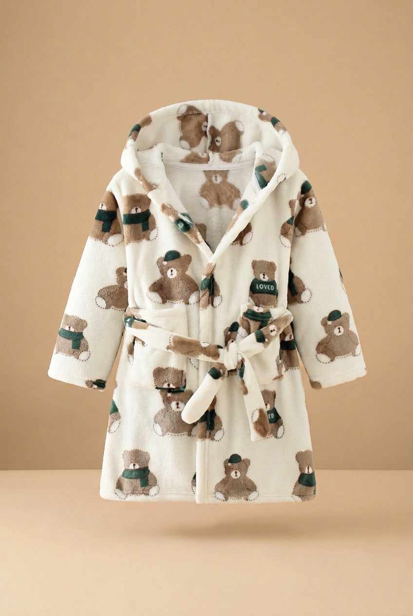 CHASON Kids Flannel Lounge Robe (3-8Y)