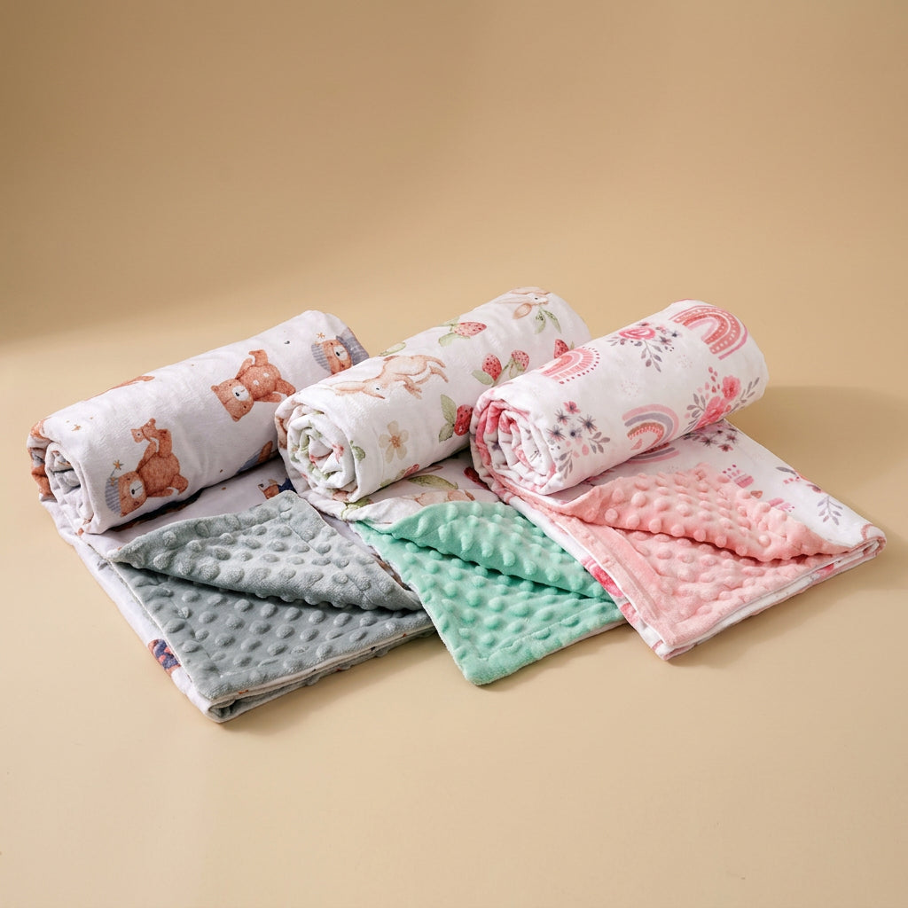 CHASON Double Layer Baby Blanket