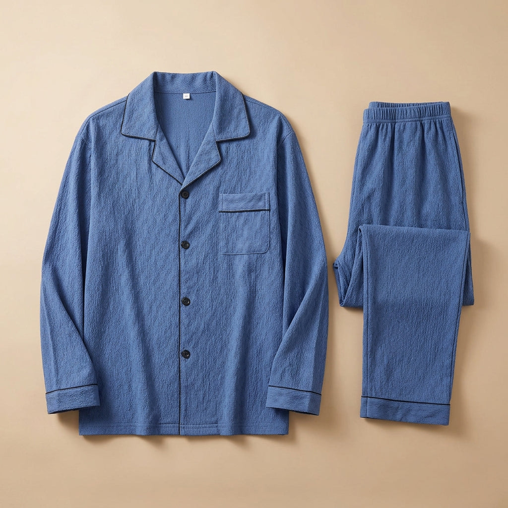 CHASON Men’s Cardigan Lounge Set
