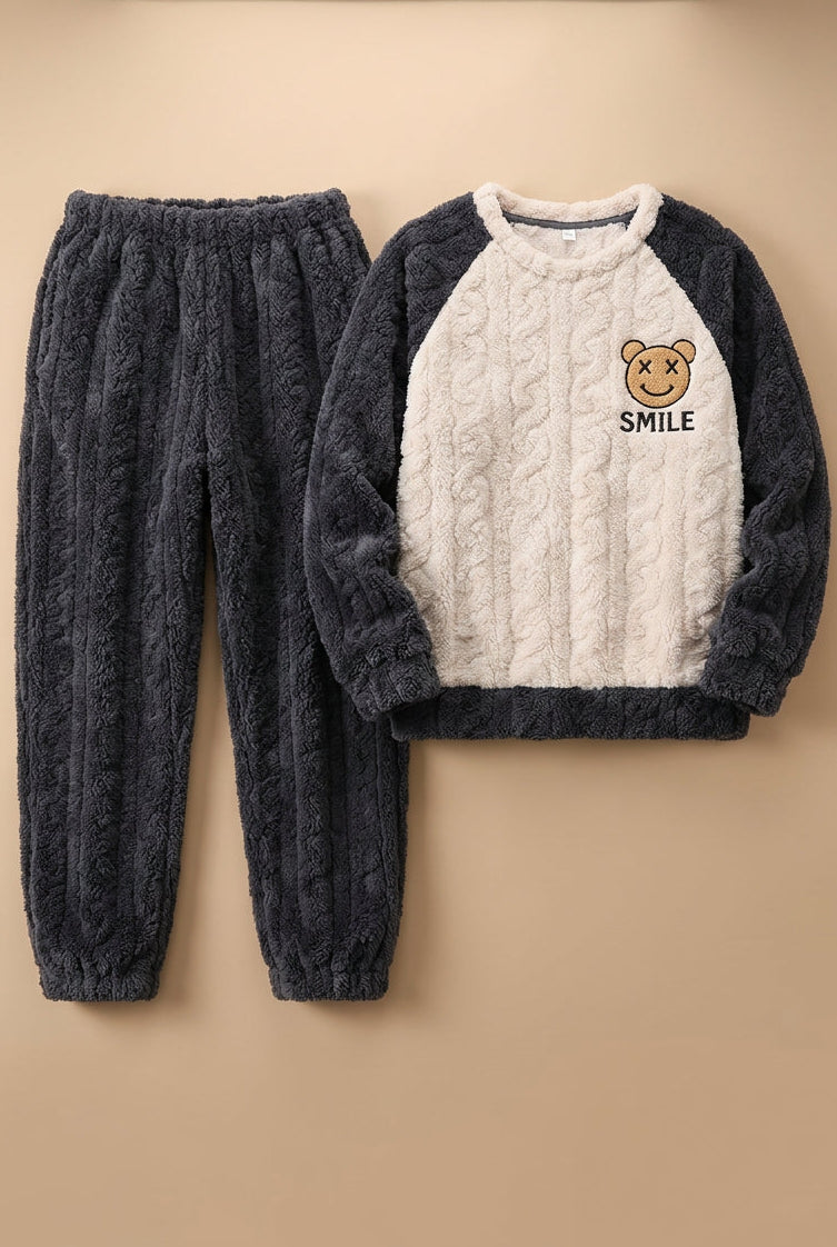 CHASON Men’s Thickened Striped Lounge Set