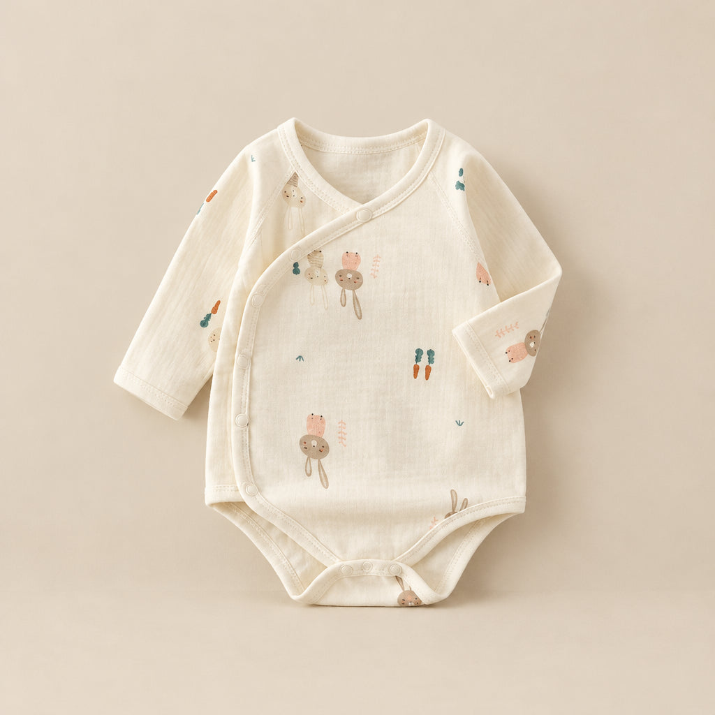 CHASON Long-Sleeve Baby Romper (0–12M)