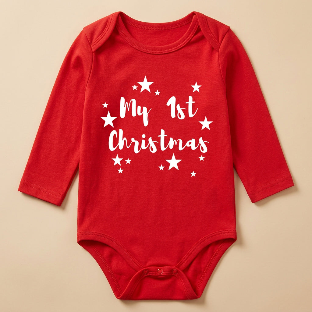 CHASON Baby Red Bodysuit (0-12M)