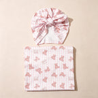 CHASON Baby Swaddle Blanket Set with Hat