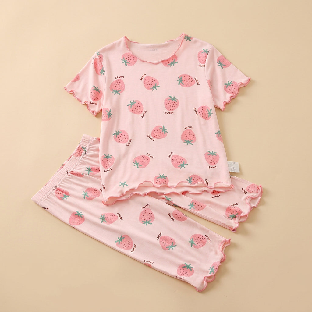 CHASON Matching Family Cotton Pajama Set (7-13Y)