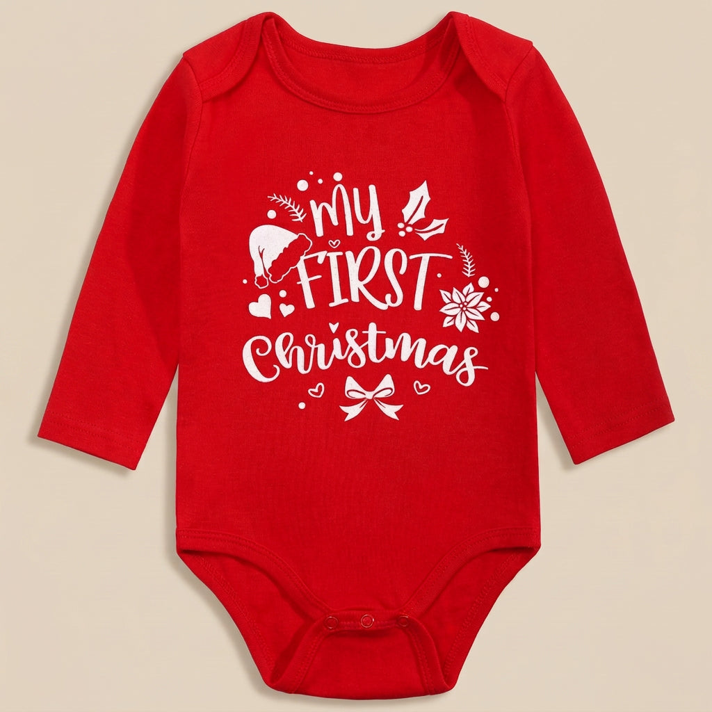 CHASON Baby Red Bodysuit (0-12M)