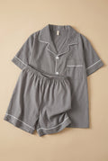 CHASON Men’s Slim-Fit Short Pajama Set