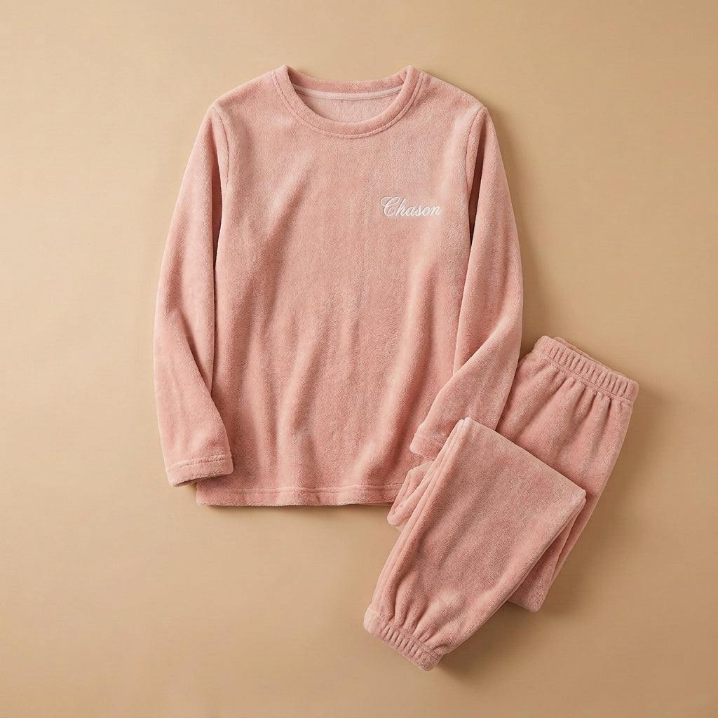 CHASON Women's Warm Pajama Set