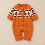 CHASON Long-Sleeve Halloween Romper (0–18M)