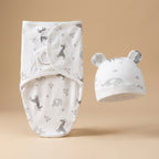 CHASON Baby Blanket Hat Set