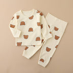 CHASON Baby High-Waist Bear Pajama Set (0-3Y)