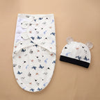 CHASON Baby Blanket Hat Set