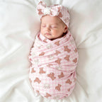 CHASON Baby Swaddle Blanket Set with Hat