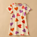 CHASON Kids Cute Printed Nightgown ((7-13Y)