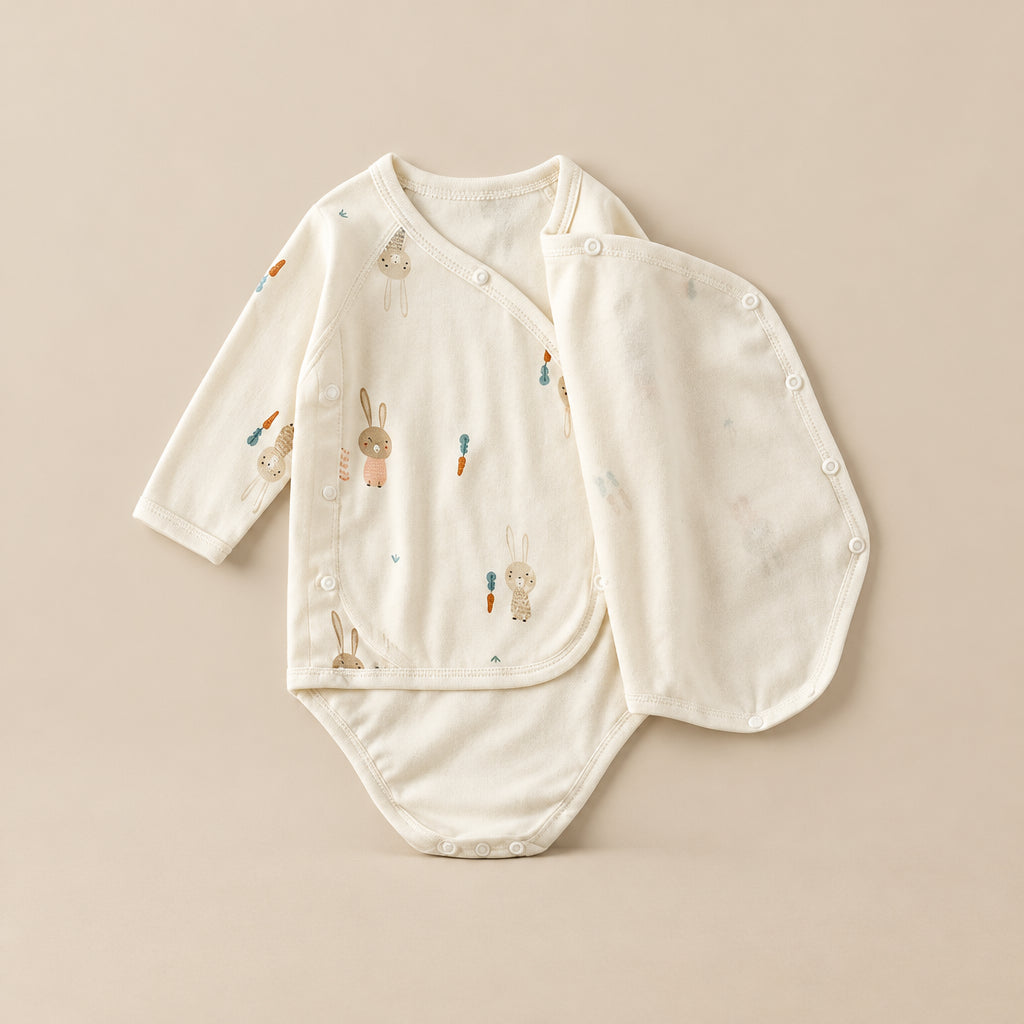 CHASON Long-Sleeve Baby Romper (0–12M)