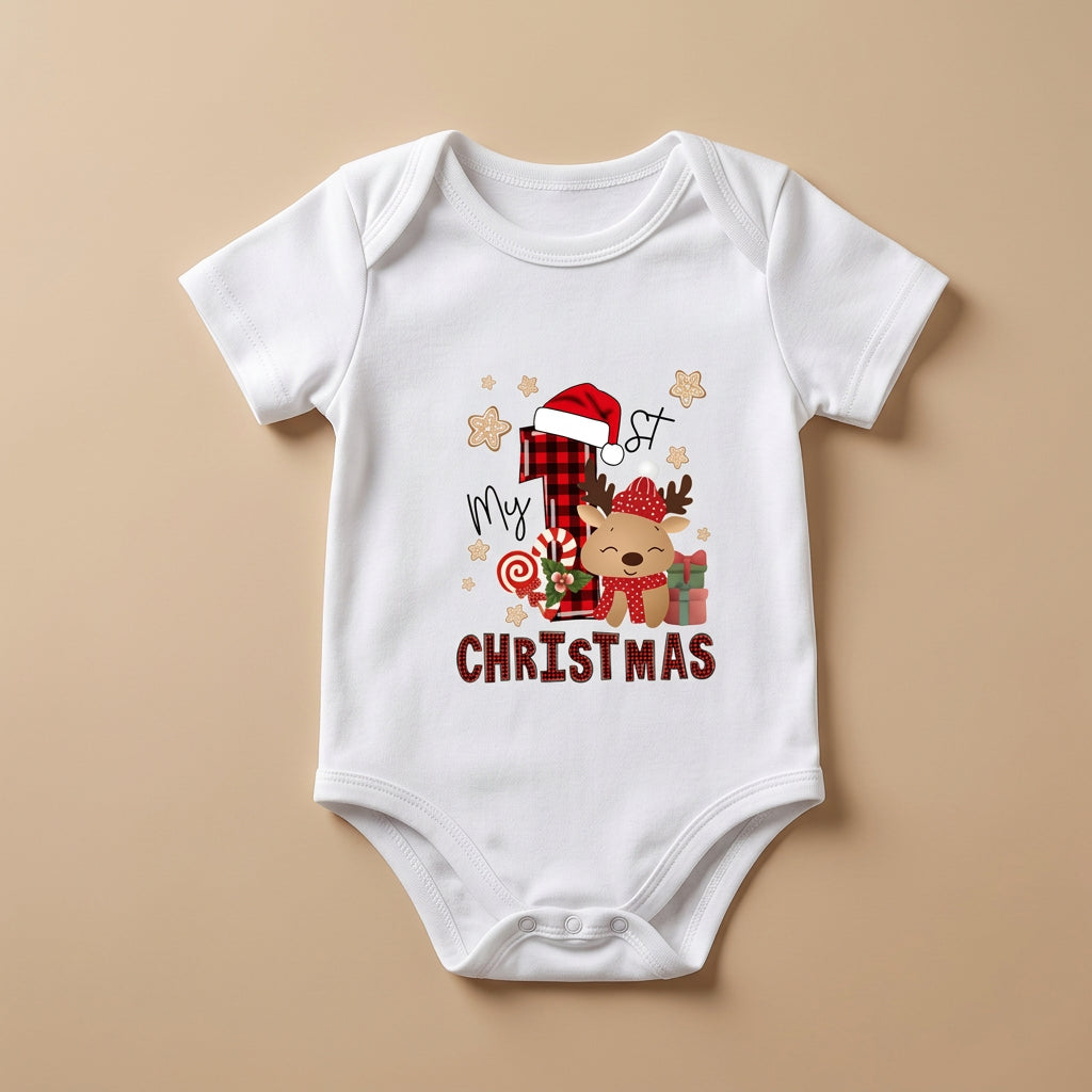 CHASON Christmas Romper (0-24M)