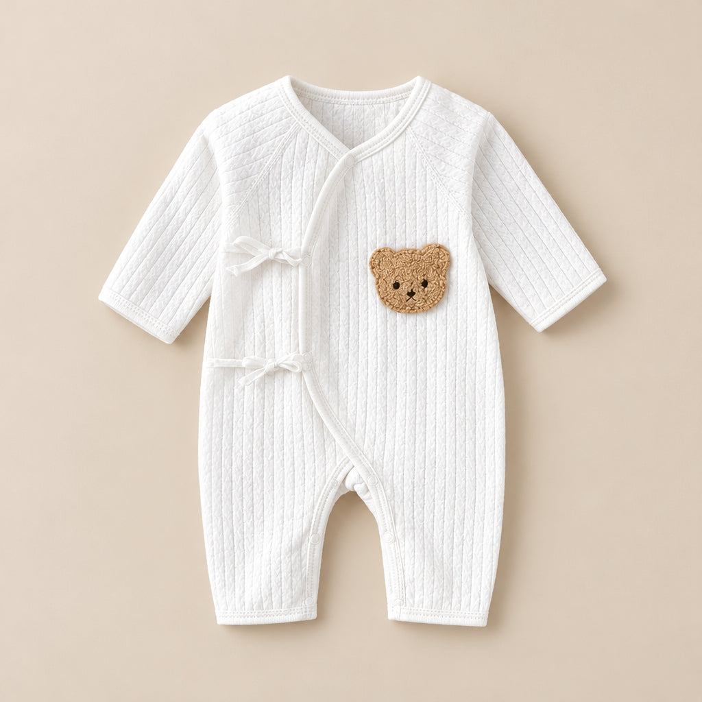 CHASON Long-Sleeve One-Piece Pajamas (0–6M)