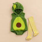 CHASON Avocado Halloween Costume Romper (0–24M)