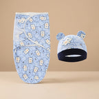 CHASON Baby Blanket Hat Set