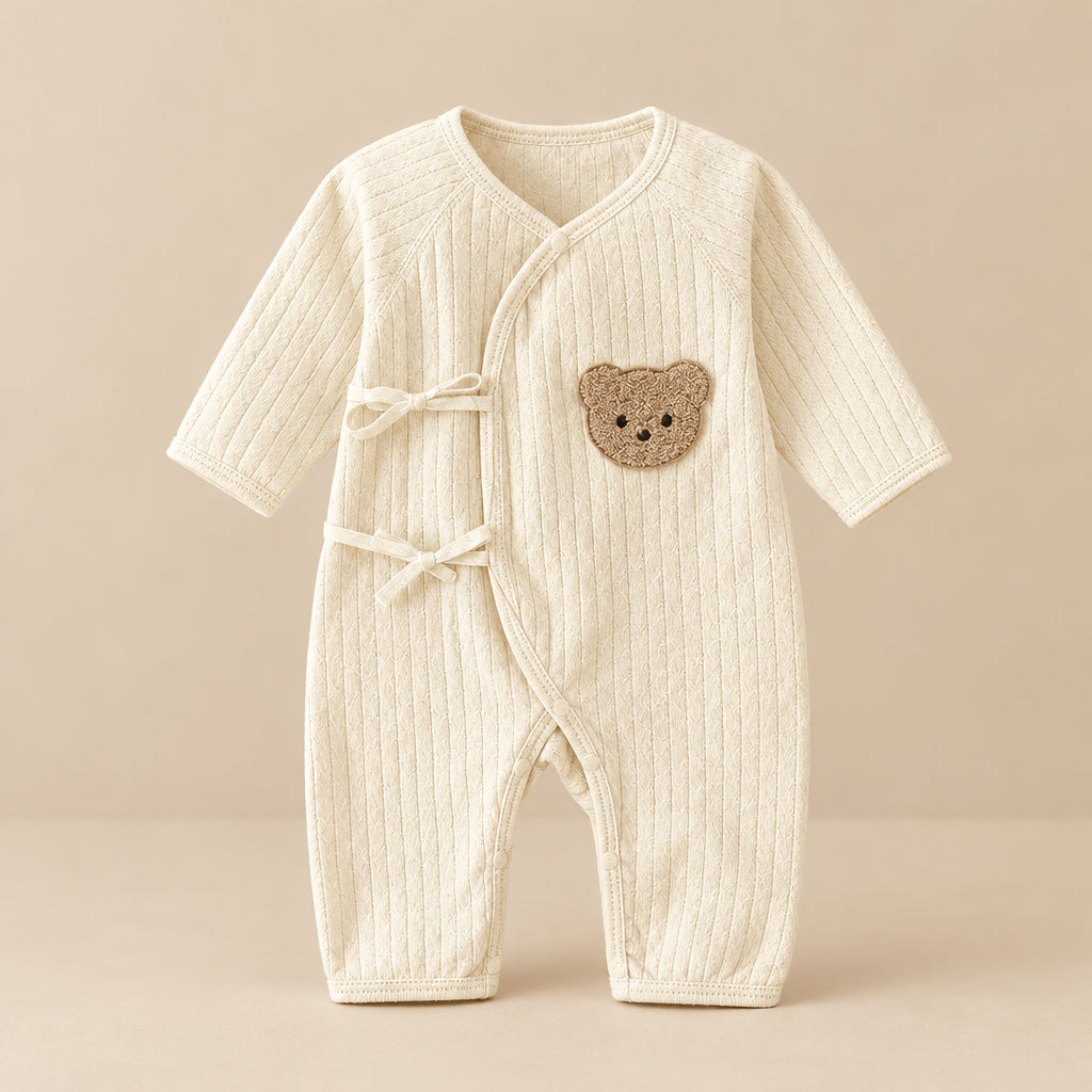 CHASON Long-Sleeve One-Piece Pajamas (0–6M)