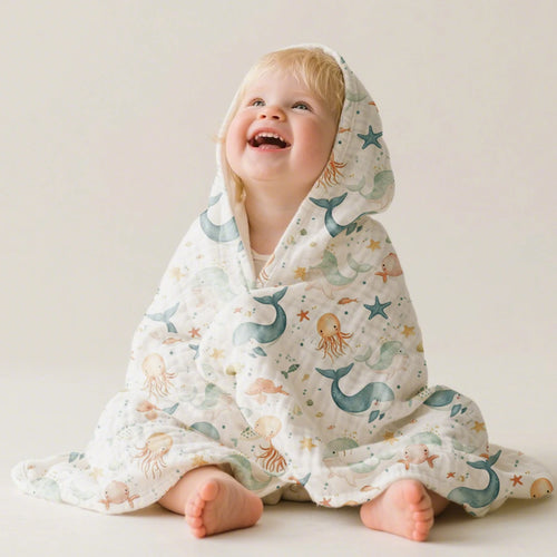 CHASON 6-Layer Muslin Swaddle Blanket