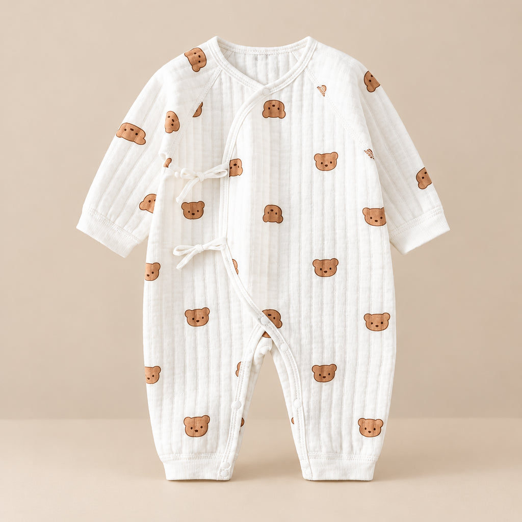 CHASON Long-Sleeve One-Piece Pajamas (0–6M)