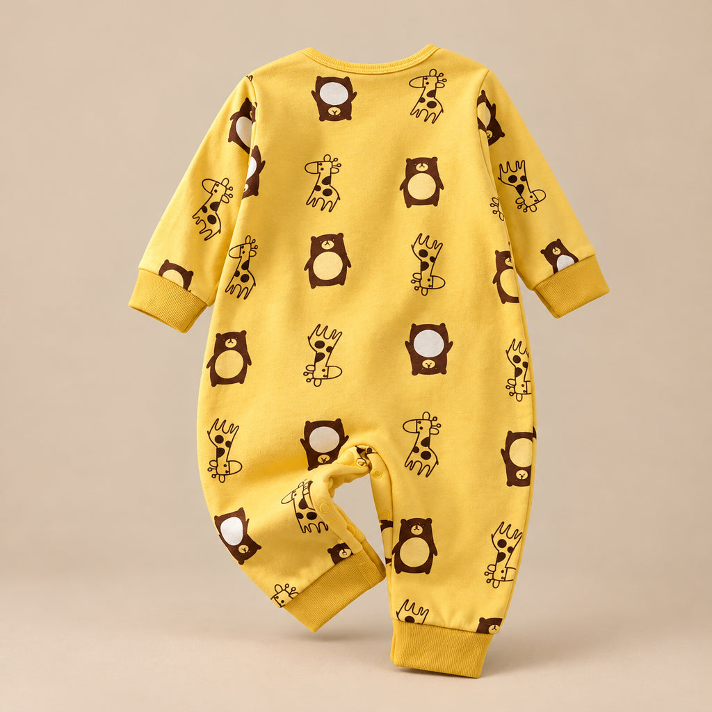 CHASON Long-Sleeve Romper (0–18M)