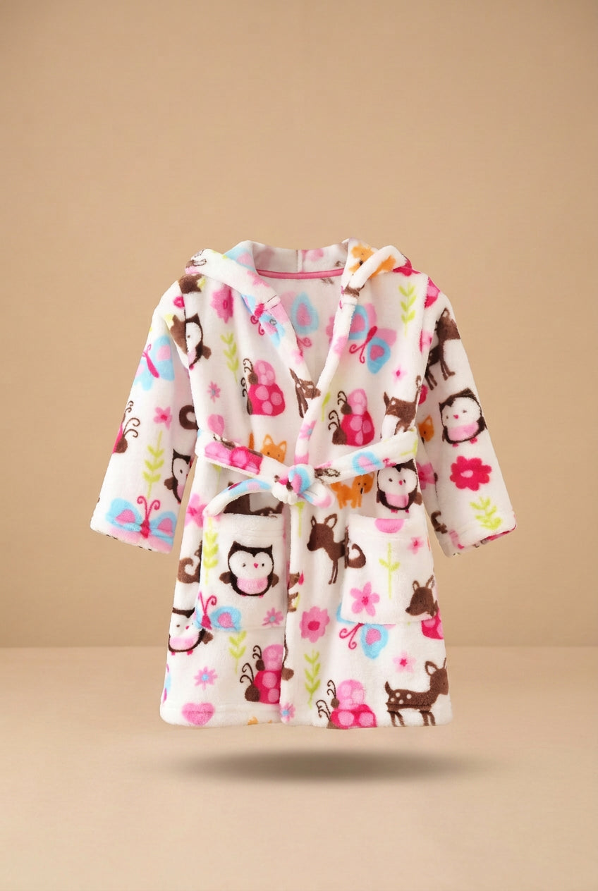 CHASON Kids Flannel Lounge Robe (3-8Y)