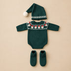 CHASON Knitted Christmas Hat (0–1Y)