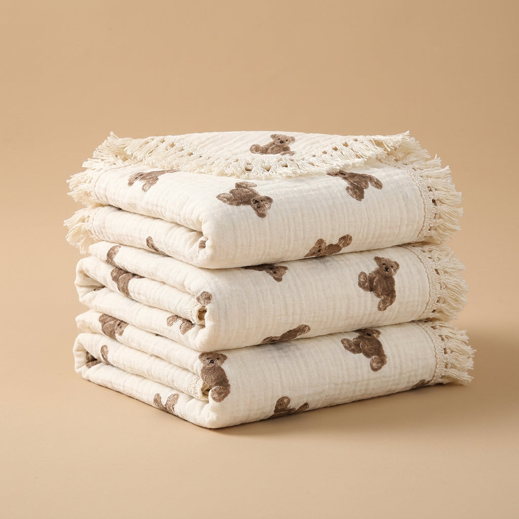 CHASON Muslin Baby Blankets