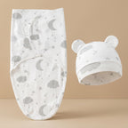 CHASON Baby Blanket Hat Set