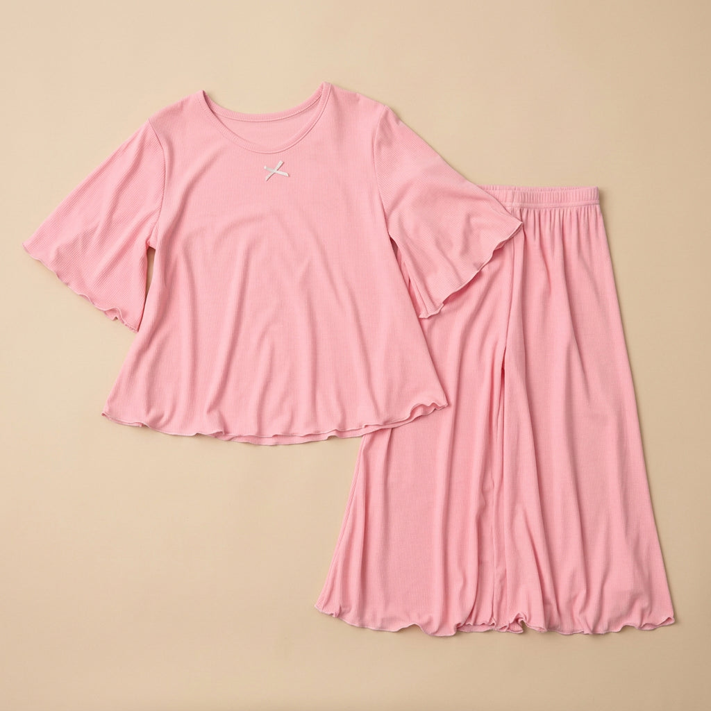 CHASON Kids Pure Color Summer Pajama Set (2-10Y)