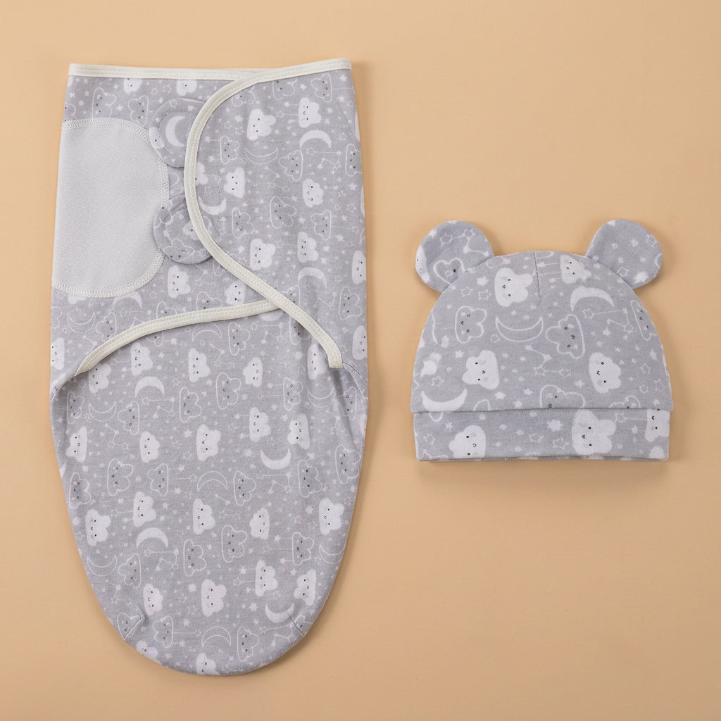 CHASON Baby Blanket Hat Set