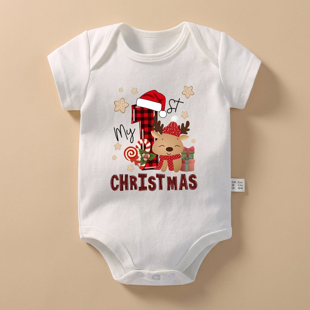CHASON Christmas Romper (0-24M)
