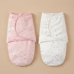 CHASON Baby Gold-Stamped Swaddle Blanket