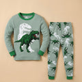 CHASON Kids T-Rex Dinosaur Pajama Set (2-9Y)