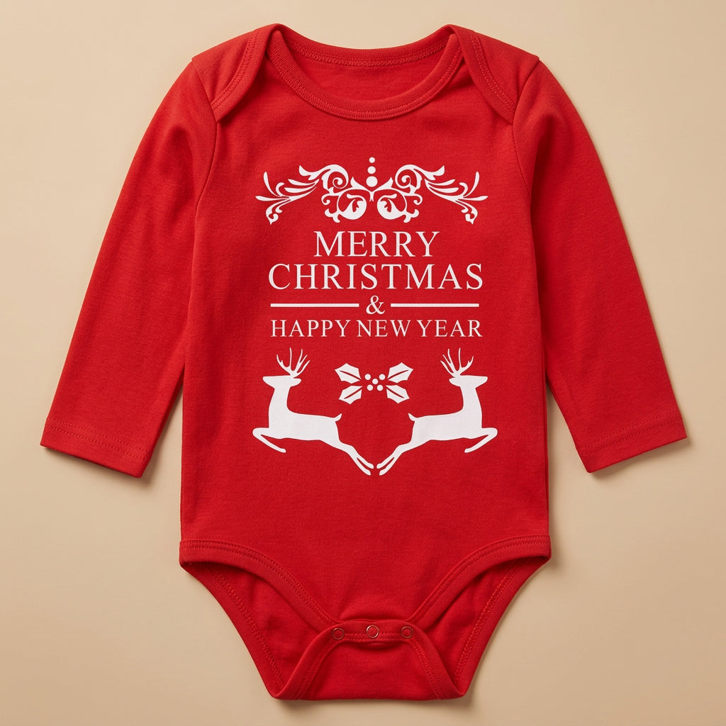 CHASON Baby Red Bodysuit (0-12M)