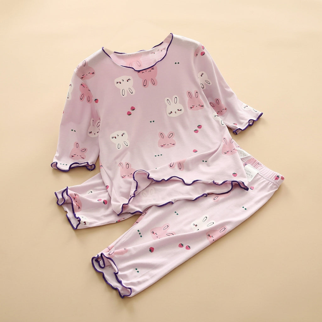CHASON Matching Family Cotton Pajama Set (7-13Y)