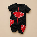 CHASON Short-Sleeve Anime Cosplay Romper (0–12M)