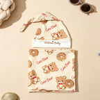 CHASON Baby Swaddle Blanket Set with Hat