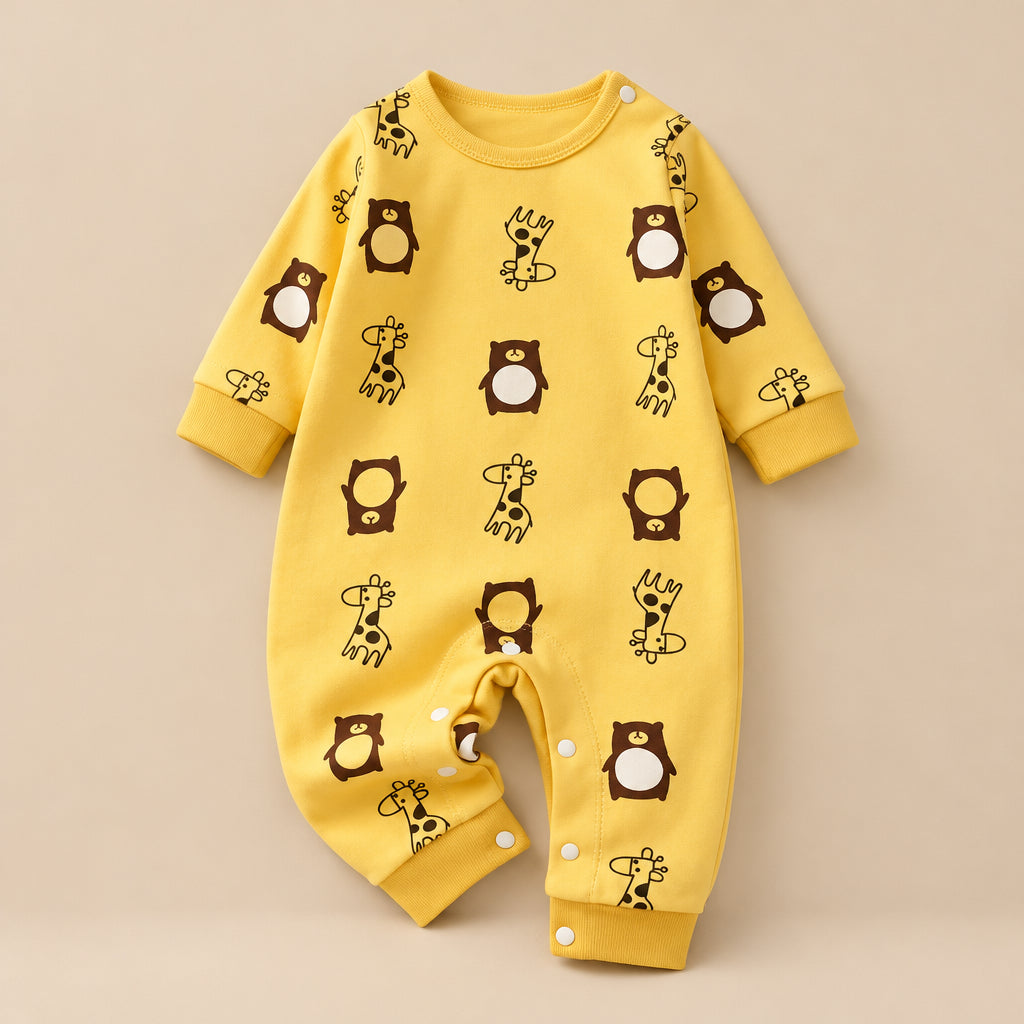 CHASON Long-Sleeve Romper (0–18M)