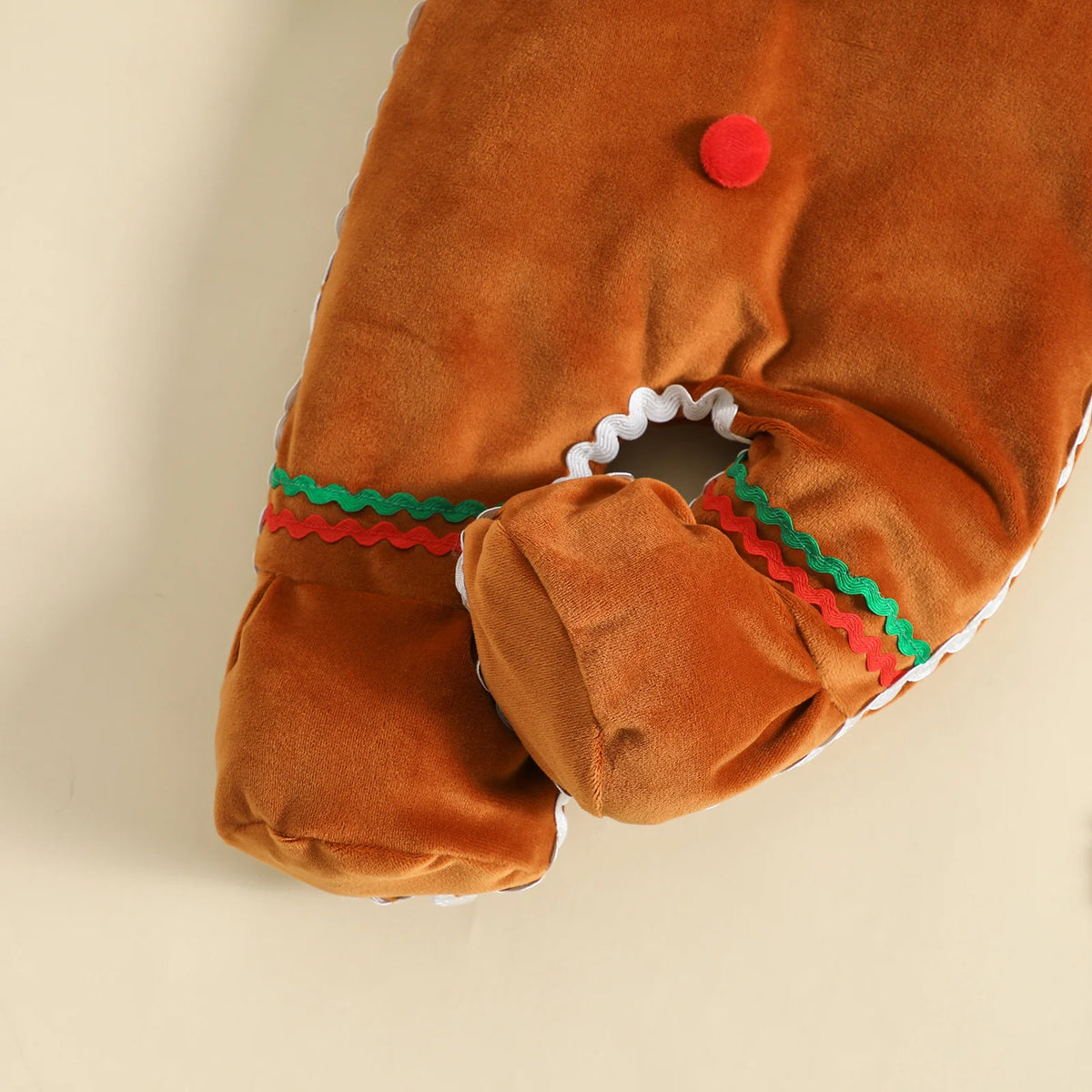 CHASON Gingerbread Man Costume Romper (0–24M)