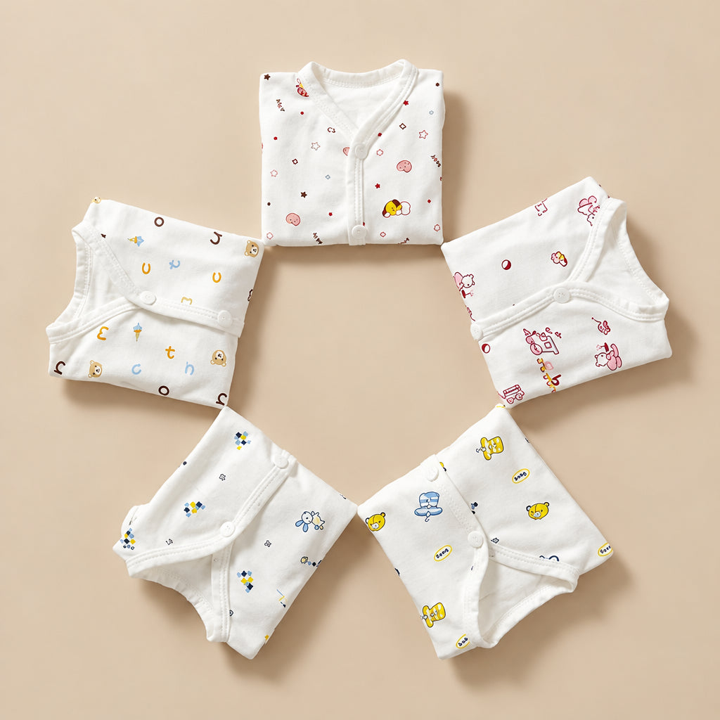 CHASON Baby Clothes Long Sleeve Top + Long Pants (0-3M)