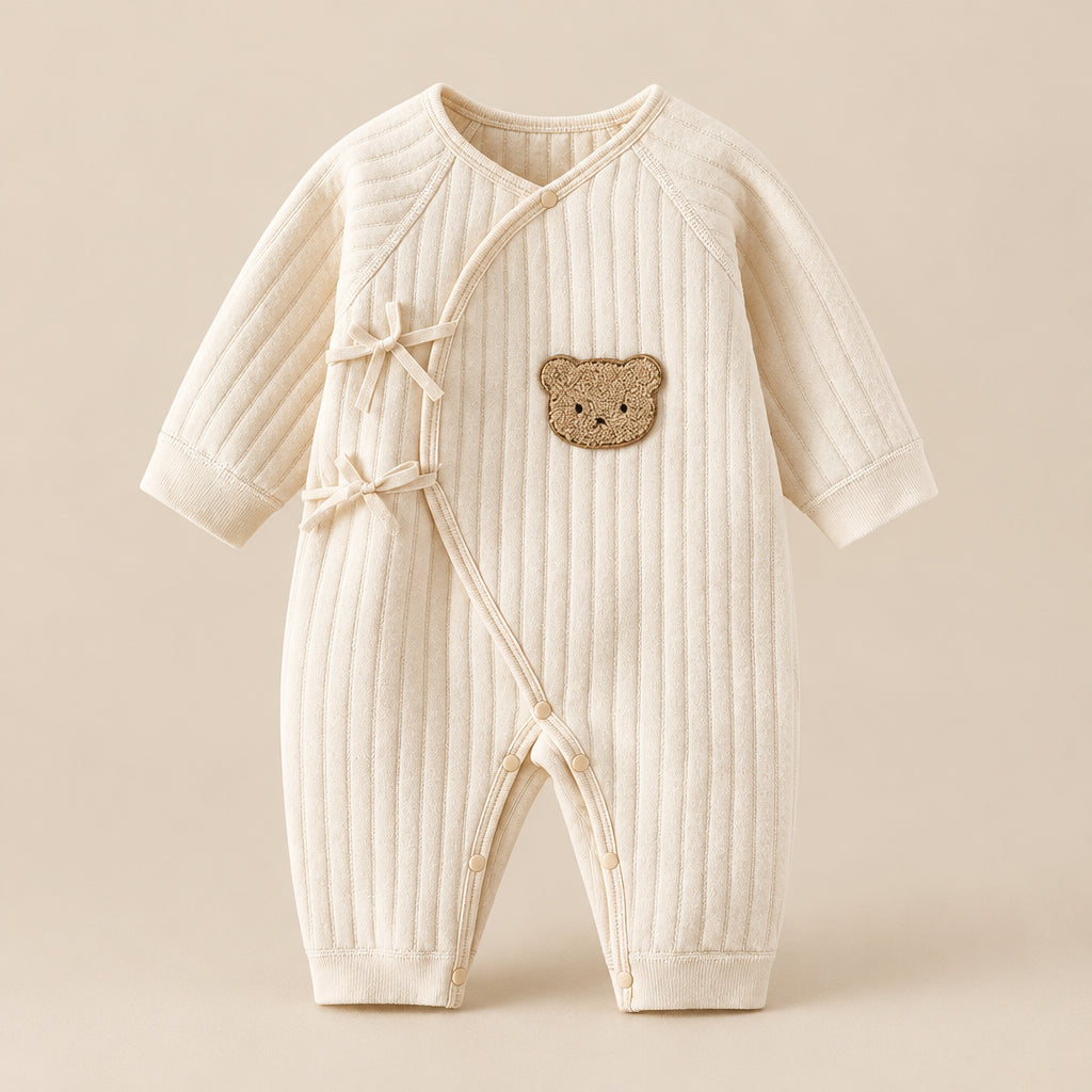 CHASON Long-Sleeve One-Piece Pajamas (0–6M)