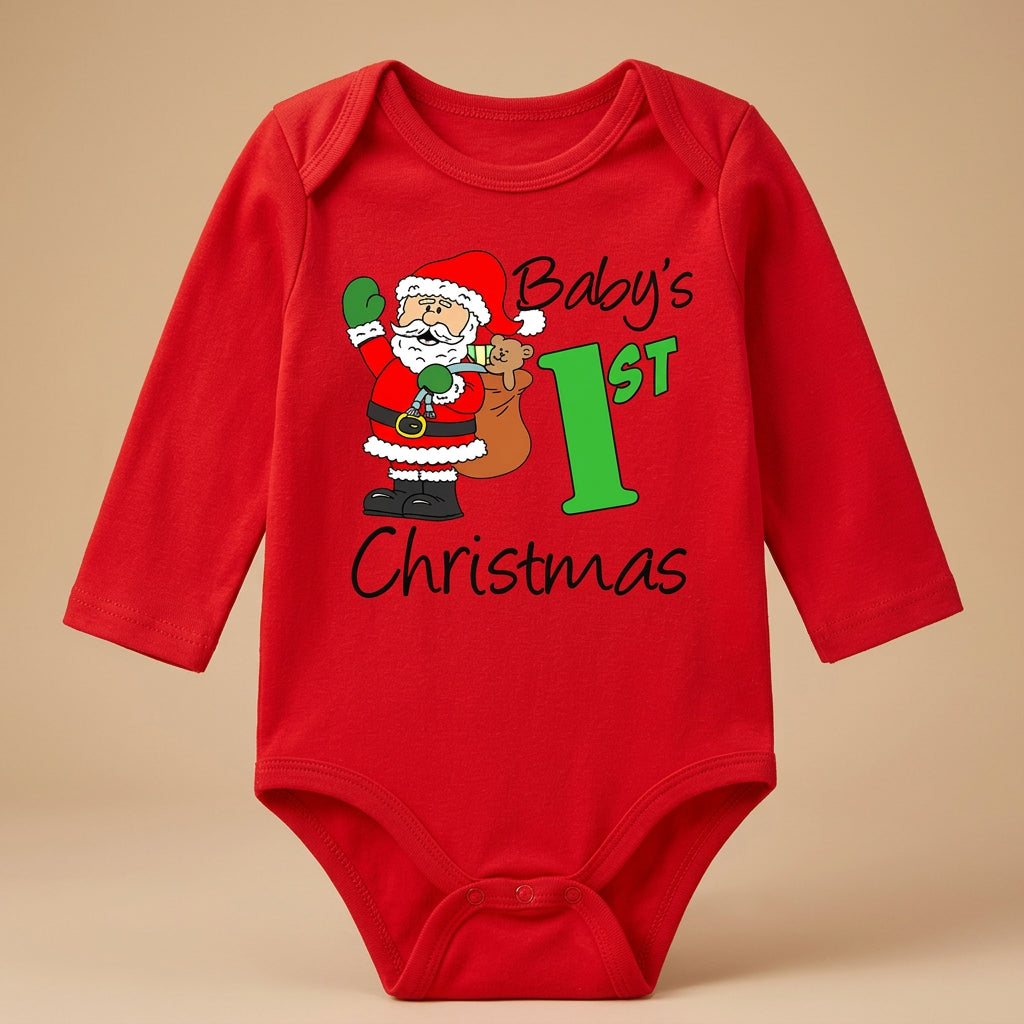 CHASON Baby Red Bodysuit (0-12M)