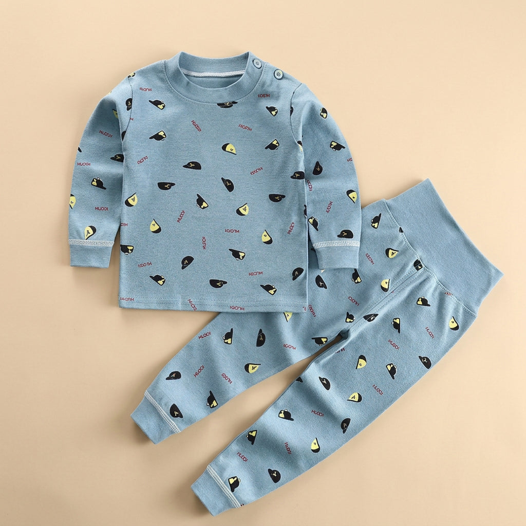 CHASON Kids Cotton High-Waist Pajama Set (9M-6Y)