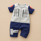 CHASON Short-Sleeve Anime Cosplay Romper (0–12M)