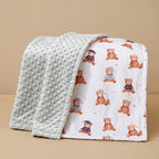 CHASON Double Layer Baby Blanket