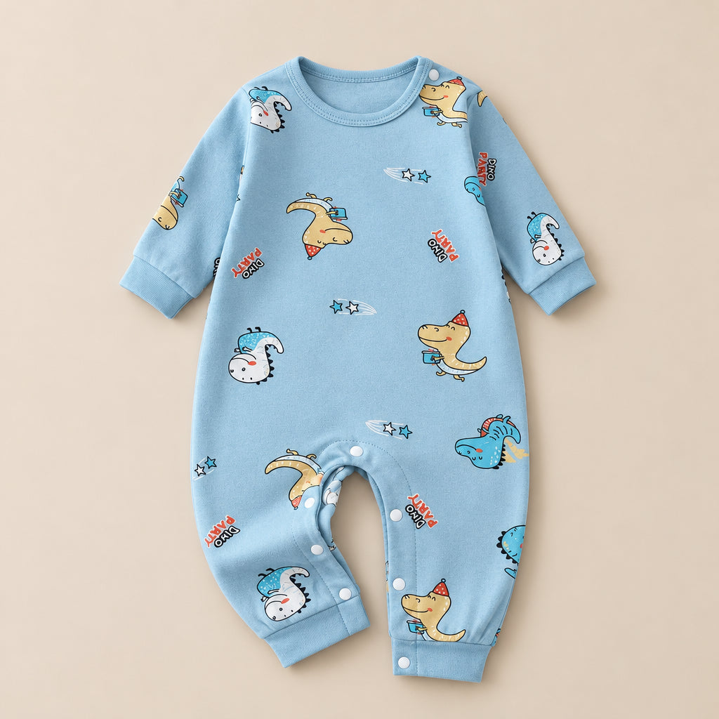 CHASON Long-Sleeve Romper (0–18M)