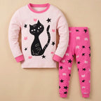 CHASON Girls Classic Long-Sleeve Pajama Set (2-9Y)